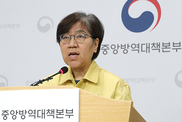 코로나19, 브리핑하는 정은경 본부장