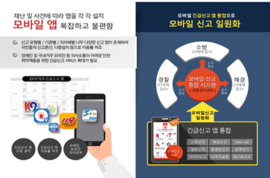 내년부터 ‘112 긴급신고’와 ‘119 신고’ 앱 하나로 통합