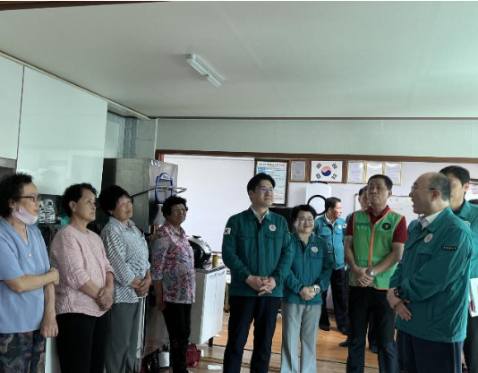 김기영 부지사, 폭염 대처 현장 점검