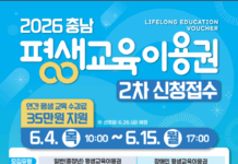 바디컨테이너 안서점, 충남 평생교육이용권 사용 가능 기관 운영